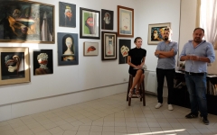 Inaugurazione della mostra di Giuseppe Bartolomei