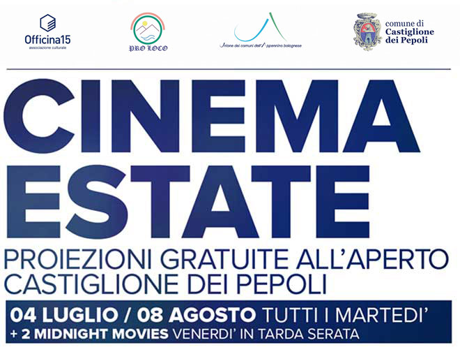 Cinema Estate - Proiezioni Gratuite all'aperto a Castiglione dei Pepoli